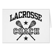 Lacrosse Coach Greeting Cards