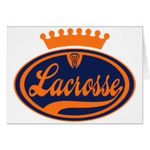 Lacrosse Crown Greeting Cards
