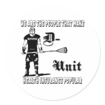 Lacrosse Defense DUnit Insurance Sticker