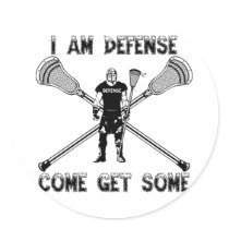 Lacrosse Defense GetSome Sticker by yougotthat Lacrosse Defense GetSome Sticker