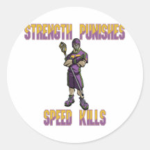 Lacrosse Defense SP Purple Sticker