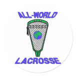 Lacrosse Designs AllWorld Sticker