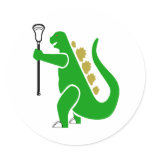 Lacrosse Designs Dinosaur Sticker