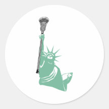 Lacrosse Designs Statue1 Sticker