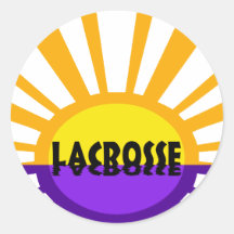 Lacrosse Designs Sunset Sticker