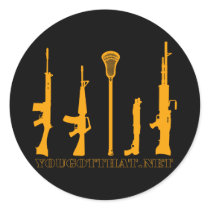Lacrosse Designs Weapons Sticker