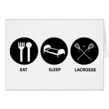 Lacrosse Evolution Greeting Cards