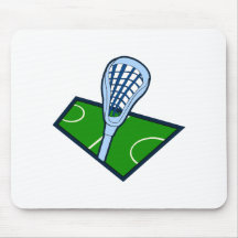 Lacrosse Field Mouse Pads