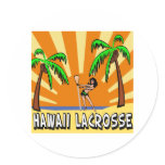 Lacrosse Flag Hawaii Sticker