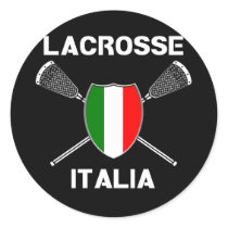 Lacrosse Flag Italia Sticker
