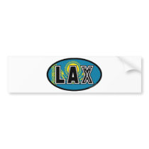 Lacrosse Flag Kazakhstan Bumper Sticker bumper stickers