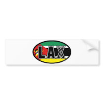 Lacrosse Flag Mozambique Bumper Sticker bumper stickers by yougotthat Lacrosse Flag Mozambique Bumper Sticker bumper stickers