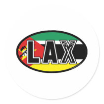 Lacrosse Flag Mozambique Sticker by yougotthat Lacrosse Flag Mozambique Sticker