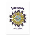 Lacrosse Flower of Power Business Card