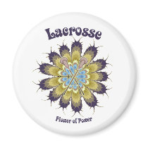 Lacrosse Flower of Power Magnets