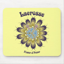 Lacrosse Flower of Power Mousepad