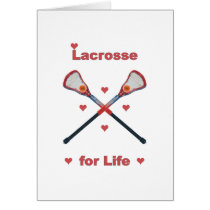 Lacrosse For Life Greeting Card