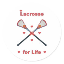Lacrosse For Life Sticker