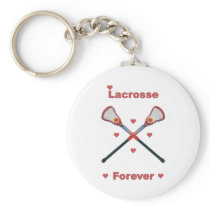 Lacrosse Forever Keychains