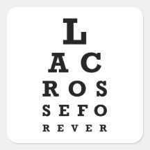 Lacrosse Forever Stickers