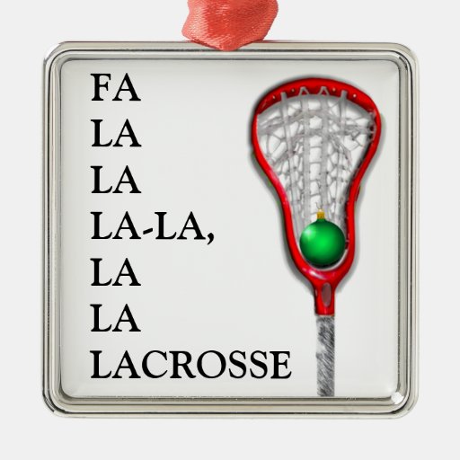 lacrosse gifts for girls square metal christmas ornament lacrosse gifts for girls square metal christmas ornament