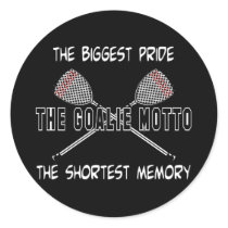 Lacrosse Goalie Motto Sticker