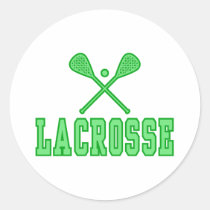 Lacrosse Green stickers