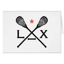 Lacrosse Lax Greeting Cards