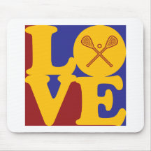 Lacrosse Love Mouse Pads