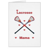 Lacrosse Mama Hearts Cards