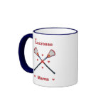 Lacrosse Mama Hearts Coffee Mug