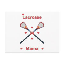 Lacrosse Mama Hearts Postcards