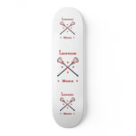 Lacrosse Mama Hearts Skate Board Deck