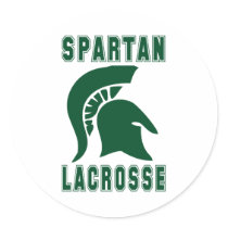 Lacrosse Mascot Spartan Sticker by yougotthat Lacrosse Mascot Spartan Sticker