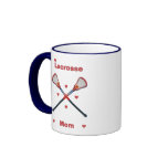 Lacrosse Mom Hearts Coffee Mug