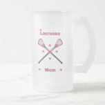 Lacrosse Mom Hearts Coffee Mug