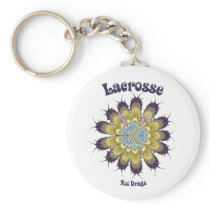 Lacrosse Not Drugs Keychains