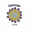 Lacrosse Not Drugs Poster