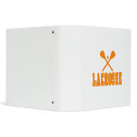 Lacrosse Orange Binder