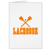 Lacrosse Orange Cards