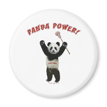 Lacrosse Panda Power Magnet