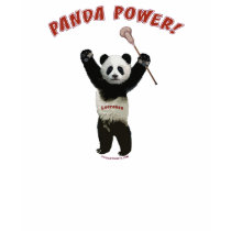 Lacrosse Panda Power T-shirts