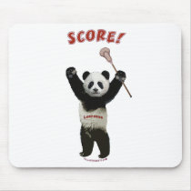 Lacrosse Panda Score Mouse Pad