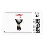 Lacrosse Panda Score Postage Stamps