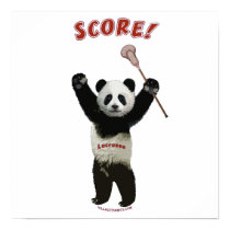 Lacrosse Panda Score posters