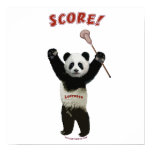 Lacrosse Panda Score Posters