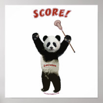 Lacrosse Panda Score Posters