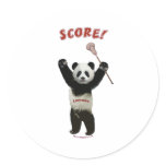 Lacrosse Panda Score Sticker