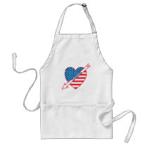 Lacrosse Patriot Heart Apron
