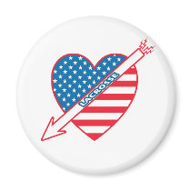 Lacrosse Patriot Heart